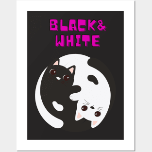 Black and white Posters and Art